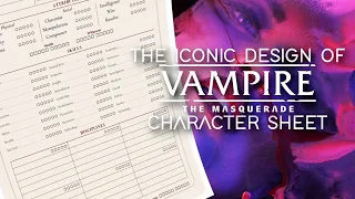 How Vampire helps you play a Monster with Character Sheet Design