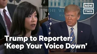 Trump Loses Temper With Reporter Asking About COVID-19 Inaction | NowThis