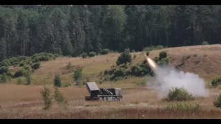 Allied rocket artillery coordinates firing during Exercise Dynamic Front 2022