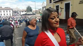 Desfile Centro de Quito Ecuador