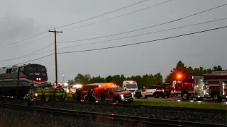 Serious crash involving Amtrak train and vehicle in North Tonawanda