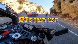 THE YAMAHA R1 IS FAST!