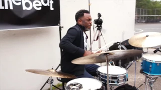 Nate Smith drumming over a 7/8 groove