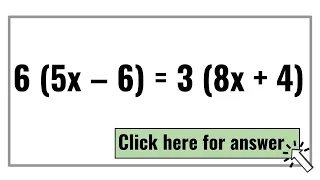 Can you solve the equation? (Equation with brackets)