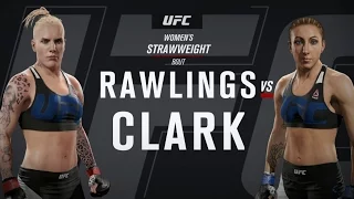 UFC 2 ● UFC WOMEN'S STRAWWEIGHT ● BEC RAWLINGS VS HEATHER JO CLARK