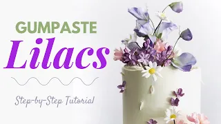 Gumpaste Lilacs // Sugar Filler Flowers Tutorial // Make Sugar Flowers with Finespun Cakes