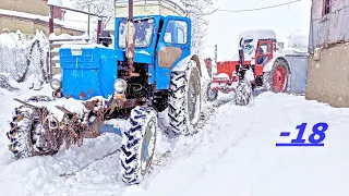 Трактор Т 40 АМ.Как Еще возможно завести Трактор Т40 4х4  зимой С Градусам -18