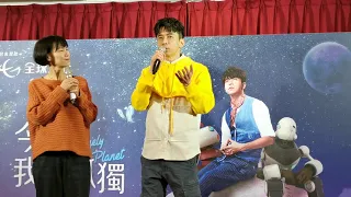 光良出席《今晚我不孤獨》小巨蛋演唱會慶功宴。（盧禕祺攝）