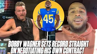 Bobby Wagner Tells Pat McAfee Why Negotiating His Own Contact Was So Important To Him