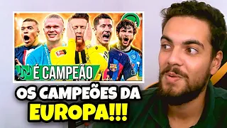 ♫ OS CAMPEÕES EUROPEUS DE 2023! 🏆 | Paródia The Lazy Song - Bruno Mars (REACT)