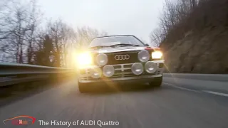 AUTOMovie car!!! The History of Rally car AUDI Quattro