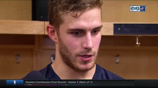 Alexander Wennberg gives his thoughts on controversial goalie interference call