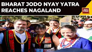 Congress' Bharat Nyay Yatra  Reaches Nagaland's Chiephobozou | India Today