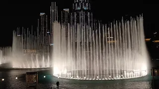 Dubai fountain show with Relaxing music | Burj Khalifa Original Video