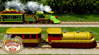 The Dinosaur Train vs The Rocket Train! | Dinosaur Train