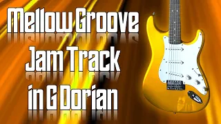 Mellow Groove Jam Track in G Dorian 🎸 Guitar Backing Track