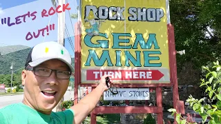 Gem Mining in Maggie Valley, North Carolina - Summer Vacation 2021, Day 2