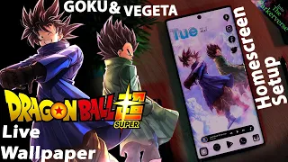 Dragonball Super - Goku & Vegeta - Live Wallpaper & Android setup - Customize your Homescreen -EP102
