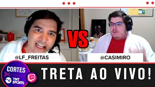 CASIMIRO DÁ NÓ TÁTICO EM LUISINHO E CHAT APLAUDE! - Cortes TNT Sports