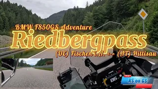 BMW F850GS Adventure - Riedbergpass - (DE) Fischen i. A. - (AT) Hittisau und zurück - 03.07.2023