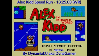 Alex Kidd in Miracle World Speed Run | Ex-WR | 13:25, no glitches