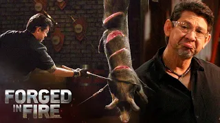 The Pira SLASHES and CHOPS UP the Pre-Test | Forged in Fire