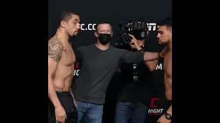 Robert Whittaker and Kelvin Gastelum Final Face Off