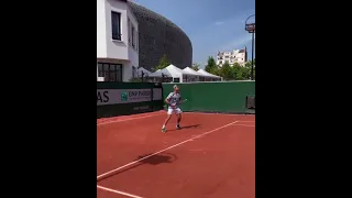 🔥Karen Khachanov practicing at Roland Garros 🇷🇺🎾 #Tennis #Training