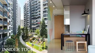 Touring A Colourful 4-Room Home With 2 Balconies At Belvia DBSS