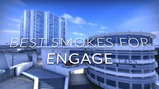 Best Smokes For NEW Engage Map CSGO