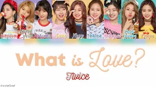 Twice What is love? Lyrics Color Coded