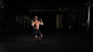 Dual Dumbbell Split Jerk