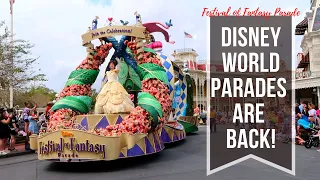 FESTIVAL OF FANTASY PARADE HAS RETURNED!! | Magic Kingdom FULL SHOW | Disney World | March 9, 2022