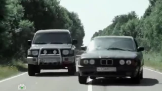 След тигра (2014) - Mitsubishi Pajero vs BMW-E34