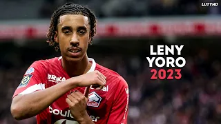 Leny Yoro 2023/24 - Defensive Skills, Tackles & Goals | HD