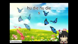 hu die | 蝴蝶 | Butterfly song| Butterfly in chinese | hu die ge | Chinese song for kids