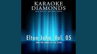 Your Song (Karaoke Version In the Style of Elton John)