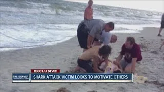 Shark attack survivor helping others