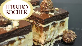 ТОРТ «Ферреро Роше»🌰💫||SUB ENG-ESP Ferrero Rocher cake || Взрыв вкуса || Шоколадный торт-безе