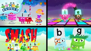 Phonics Summer Vacations A to Z | Learn to Read | Alphablocks
