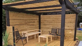 How to build a pergola and decking step by step