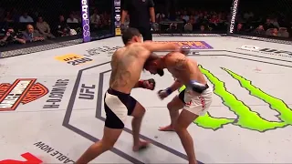 Jeremy Stephens Hits Renan Barao with an Uppercut in Slo Mo