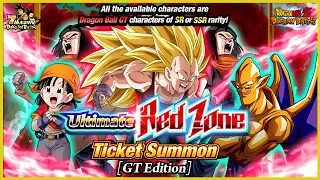 WAS THE DIFFICULTY WORTH THE PRIZE? GT BOSSES ULTIMATE RED ZONE TICKET SUMMONS [Dokkan Battle]