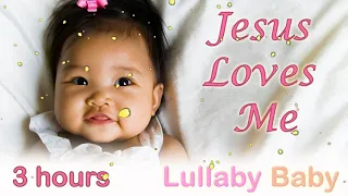 3 HOURS ☆ JESUS LOVES ME ♫ Instrumental MUSIC BOX ☆ Baby Bedtime Sleeping Music ♫ Music for Babies