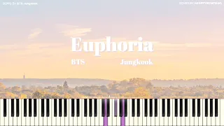BTS Jungkook - Euphoria (Piano Ver.) (방탄소년단 정국 - 유포리아) [PIANO COVER]