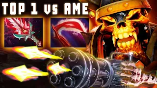 Clinkz Hard Carry vs top 1 Ranked - Dota 2 intense Gameplay by Ame