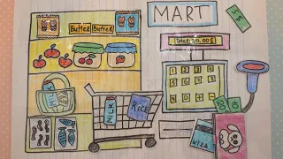 [💸paperdiy💸] Grocery shopping Paper play | Tutorial DIY ASMR | Paper Play 식료품 쇼핑
