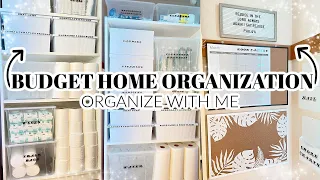 EXTREME BUDGET HOME ORGANIZATION IDEAS | Clean, Declutter and Organize With Me 2021 | CLOSET STORAGE