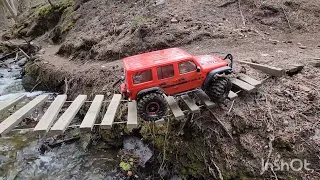 Timber Creek Rc Scale Trail axial Adventure Scx10iii Basecamp & Jeep Wrangler #rccrawler