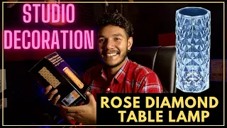 Rose Diamond Table Lamp | Review in hindi | Nitin Nischal (Nit-A) | Studio Decoration Ideas
